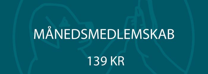 Månedsmedlemskab-139-kr